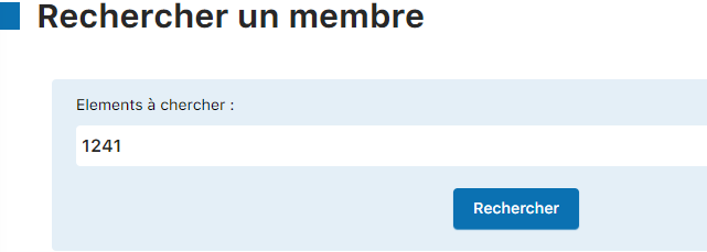Formulaire de recherche multicritères